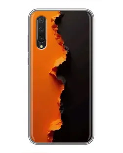 Чехол для Xiaomi Mi A3 с картинкой «Оранжевый разлом» Чехол для Xiaomi Mi A3 с картинкой «Оранжевый разлом»