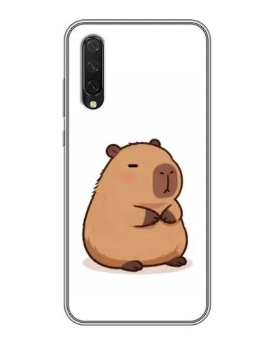Чехол для Xiaomi Mi A3 с картинкой «Толстенькая капибара»