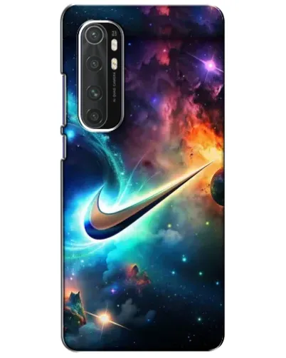 Чехол для Xiaomi Mi Note 10 Lite с картинкой «Космический Nike Swoosh»