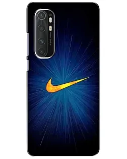 Чехол для Xiaomi Mi Note 10 Lite с картинкой «Синий пульс Nike»
