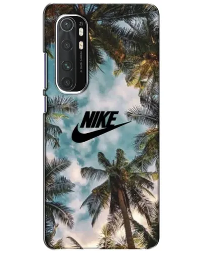 Чехол для Xiaomi Mi Note 10 Lite с картинкой «Тропический принт Nike» Чехол для Xiaomi Mi Note 10 Lite с картинкой «Тропический принт Nike»
