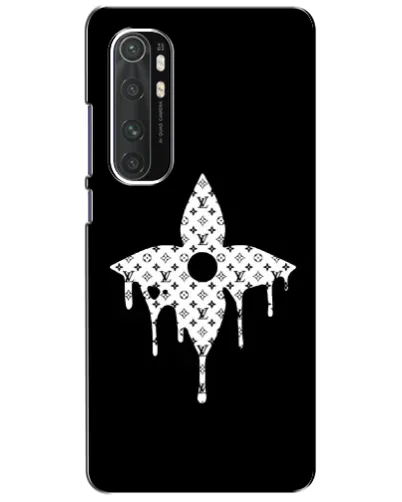 Чехол для Xiaomi Mi Note 10 Lite с картинкой «Цветочная монограмма» Чехол для Xiaomi Mi Note 10 Lite с картинкой «Цветочная монограмма»