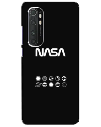 Чехол для Xiaomi Mi Note 10 Lite с картинкой «NASA — технический принт» Чехол для Xiaomi Mi Note 10 Lite с картинкой «NASA — технический принт»