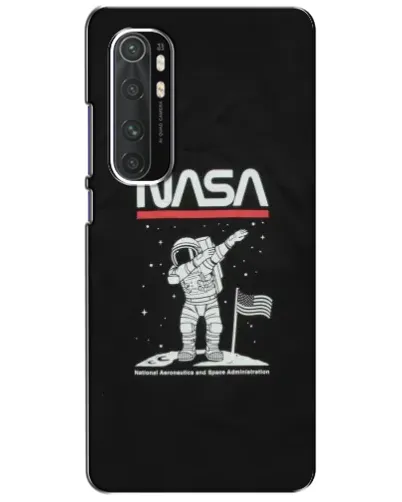 Чехол для Xiaomi Mi Note 10 Lite с картинкой «NASA — шагаем по Луне» Чехол для Xiaomi Mi Note 10 Lite с картинкой «NASA — шагаем по Луне»