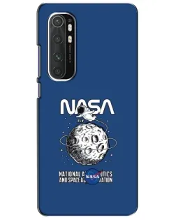 Чохол для Xiaomi Mi Note 10 Lite з картинкою «NASA — місячна місія»