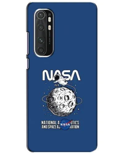 Чехол для Xiaomi Mi Note 10 Lite с картинкой «NASA — лунная миссия» Чехол для Xiaomi Mi Note 10 Lite с картинкой «NASA — лунная миссия»