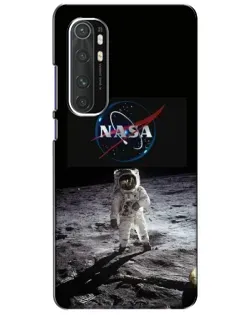 Чохол для Xiaomi Mi Note 10 Lite з картинкою «Астронавт на Місяці»
