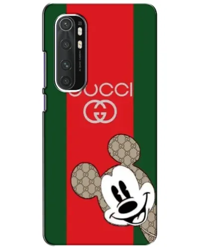 Чехол для Xiaomi Mi Note 10 Lite с картинкой «Gucci — полосы и Микки» Чехол для Xiaomi Mi Note 10 Lite с картинкой «Gucci — полосы и Микки»
