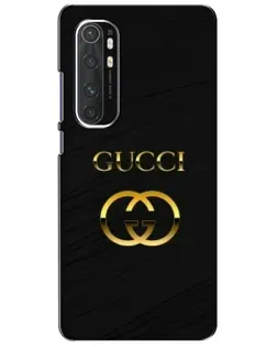 Чехол для Xiaomi Mi Note 10 Lite с картинкой «Золотой логотип Gucci» Чехол для Xiaomi Mi Note 10 Lite с картинкой «Золотой логотип Gucci»