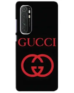 Чехол для Xiaomi Mi Note 10 Lite с картинкой «Gucci — красный логотип» Чехол для Xiaomi Mi Note 10 Lite с картинкой «Gucci — красный логотип»