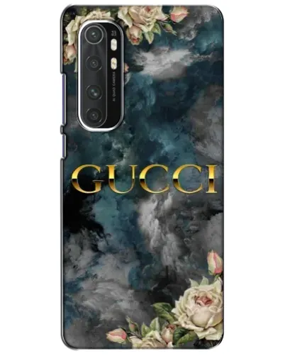 Чехол для Xiaomi Mi Note 10 Lite с картинкой «Абстрактные цветы Gucci» Чехол для Xiaomi Mi Note 10 Lite с картинкой «Абстрактные цветы Gucci»