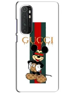 Чехол для Xiaomi Mi Note 10 Lite с картинкой «Микки Маус Gucci — полосы» Чехол для Xiaomi Mi Note 10 Lite с картинкой «Микки Маус Gucci — полосы»