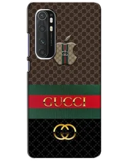 Чехол для Xiaomi Mi Note 10 Lite с картинкой «Gucci — брендированный десерт» Чехол для Xiaomi Mi Note 10 Lite с картинкой «Gucci — брендированный десерт»