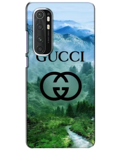 Чехол для Xiaomi Mi Note 10 Lite с картинкой «Gucci — горный пейзаж» Чехол для Xiaomi Mi Note 10 Lite с картинкой «Gucci — горный пейзаж»