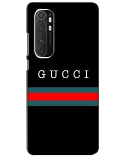 Чехол для Xiaomi Mi Note 10 Lite с картинкой «Gucci — красный пояс» Чехол для Xiaomi Mi Note 10 Lite с картинкой «Gucci — красный пояс»