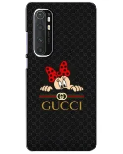 Чехол для Xiaomi Mi Note 10 Lite с картинкой «Минни Маус Gucci — черный» Чехол для Xiaomi Mi Note 10 Lite с картинкой «Минни Маус Gucci — черный»