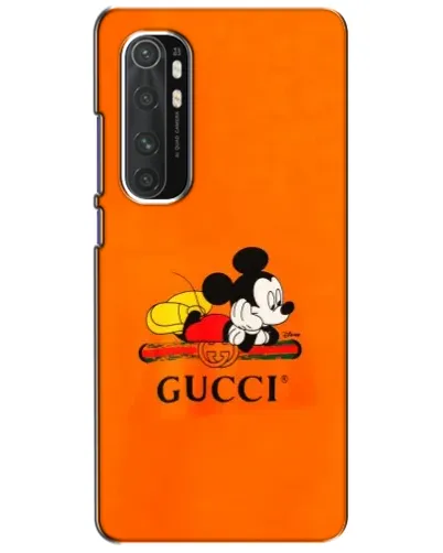 Чехол для Xiaomi Mi Note 10 Lite с картинкой «Микки Маус Gucci — оранж» Чехол для Xiaomi Mi Note 10 Lite с картинкой «Микки Маус Gucci — оранж»