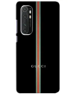 Чехол для Xiaomi Mi Note 10 Lite с картинкой «Gucci — строгая линия» Чехол для Xiaomi Mi Note 10 Lite с картинкой «Gucci — строгая линия»