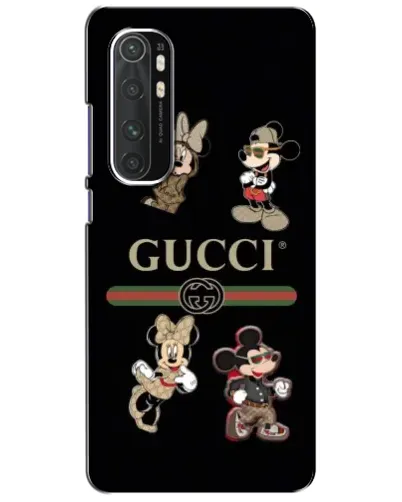 Чехол для Xiaomi Mi Note 10 Lite с картинкой «Gucci — герои Disney и монограмма» Чехол для Xiaomi Mi Note 10 Lite с картинкой «Gucci — герои Disney и монограмма»