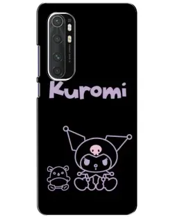 Чехол для Xiaomi Mi Note 10 Lite с картинкой «Kuromi — черный минимализм» Чехол для Xiaomi Mi Note 10 Lite с картинкой «Kuromi — черный минимализм»