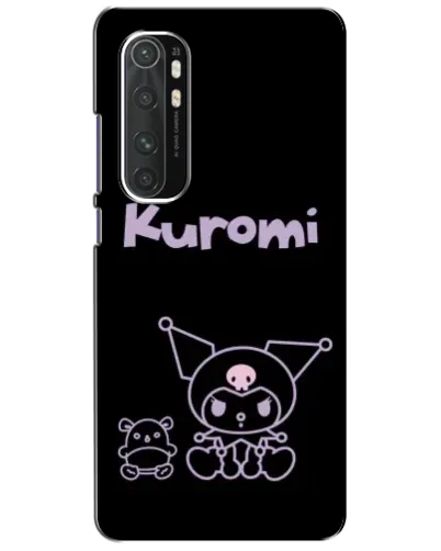Чехол для Xiaomi Mi Note 10 Lite с картинкой «Kuromi — черный минимализм» Чехол для Xiaomi Mi Note 10 Lite с картинкой «Kuromi — черный минимализм»