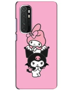 Чехол для Xiaomi Mi Note 10 Lite с картинкой «My Melody и Kuromi» Чехол для Xiaomi Mi Note 10 Lite с картинкой «My Melody и Kuromi»
