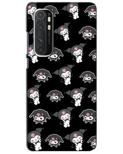 Чехол для Xiaomi Mi Note 10 Lite с картинкой «Черный паттерн Kuromi» Чехол для Xiaomi Mi Note 10 Lite с картинкой «Черный паттерн Kuromi»