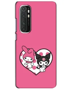 Чехол для Xiaomi Mi Note 10 Lite с картинкой «Kuromi и My Melody» Чехол для Xiaomi Mi Note 10 Lite с картинкой «Kuromi и My Melody»