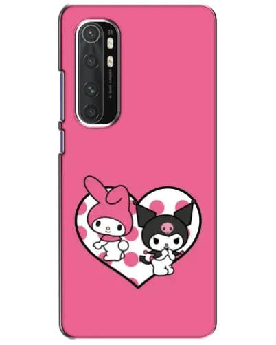 Чехол для Xiaomi Mi Note 10 Lite с картинкой «Kuromi и My Melody» Чехол для Xiaomi Mi Note 10 Lite с картинкой «Kuromi и My Melody»