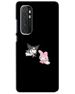 Чехол для Xiaomi Mi Note 10 Lite с картинкой «My Melody и Kuromi» Чехол для Xiaomi Mi Note 10 Lite с картинкой «My Melody и Kuromi»