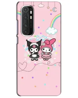 Чехол для Xiaomi Mi Note 10 Lite с картинкой «My Melody и Kuromi» Чехол для Xiaomi Mi Note 10 Lite с картинкой «My Melody и Kuromi»