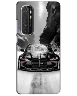 Чехол для Xiaomi Mi Note 10 Lite с картинкой «BMW — акварельный дрифт»