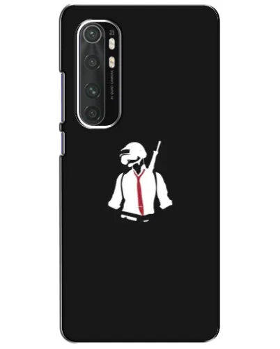 Чехол для Xiaomi Mi Note 10 Lite с картинкой «PUBG — силуэт воина» Чехол для Xiaomi Mi Note 10 Lite с картинкой «PUBG — силуэт воина»