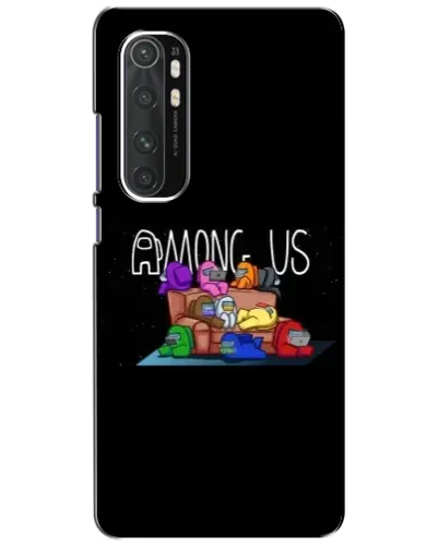 Чехол для Xiaomi Mi Note 10 Lite с картинкой «Логотип Among Us» Чехол для Xiaomi Mi Note 10 Lite с картинкой «Логотип Among Us»