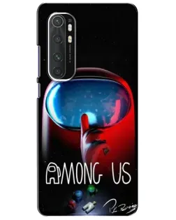 Чехол для Xiaomi Mi Note 10 Lite с картинкой «Красный импостер — макро» Чехол для Xiaomi Mi Note 10 Lite с картинкой «Красный импостер — макро»