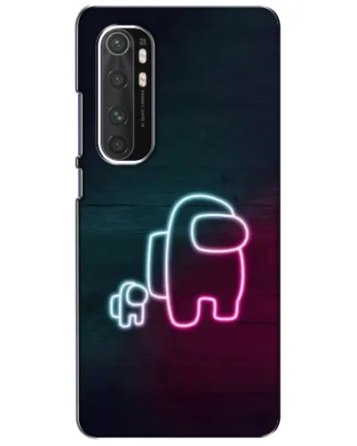 Чехол для Xiaomi Mi Note 10 Lite с картинкой «Among Us неон-арт» Чехол для Xiaomi Mi Note 10 Lite с картинкой «Among Us неон-арт»