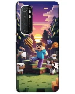 Чехол для Xiaomi Mi Note 10 Lite с картинкой «Стив на ферме» Чехол для Xiaomi Mi Note 10 Lite с картинкой «Стив на ферме»