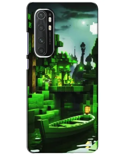 Чехол для Xiaomi Mi Note 10 Lite с картинкой «Minecraft лесной пейзаж»