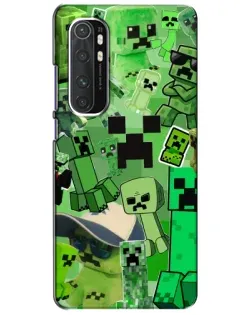 Чехол для Xiaomi Mi Note 10 Lite с картинкой «Криперы Minecraft» Чехол для Xiaomi Mi Note 10 Lite с картинкой «Криперы Minecraft»