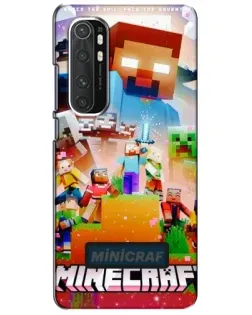 Чехол для Xiaomi Mi Note 10 Lite с картинкой «Minecraft герои игры» Чехол для Xiaomi Mi Note 10 Lite с картинкой «Minecraft герои игры»