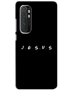 Чехол для Xiaomi Mi Note 10 Lite с картинкой «Точки веры J.E.S.U.S.» Чехол для Xiaomi Mi Note 10 Lite с картинкой «Точки веры J.E.S.U.S.»