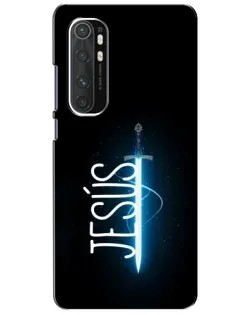Чехол для Xiaomi Mi Note 10 Lite с картинкой «Меч Духа Jesus» Чехол для Xiaomi Mi Note 10 Lite с картинкой «Меч Духа Jesus»