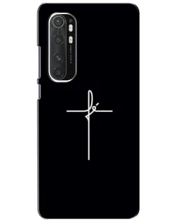 Чехол для Xiaomi Mi Note 10 Lite с картинкой «Тонкий крест» Чехол для Xiaomi Mi Note 10 Lite с картинкой «Тонкий крест»