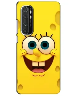 Чехол для Xiaomi Mi Note 10 Lite с картинкой «Губка Боб улыбка»