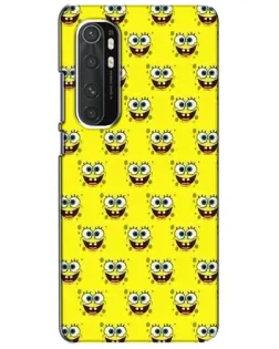 Чехол для Xiaomi Mi Note 10 Lite с картинкой «Паттерн Губка Боб»