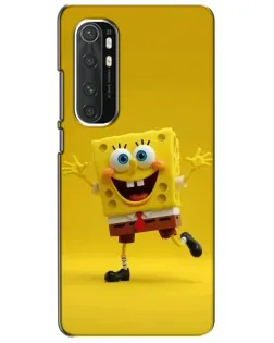 Чехол для Xiaomi Mi Note 10 Lite с картинкой «Позитивный Губка Боб»