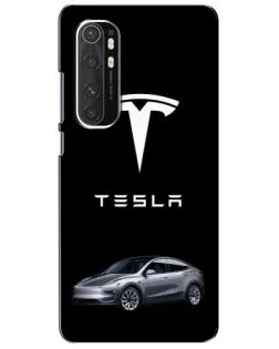 Чехол для Xiaomi Mi Note 10 Lite с картинкой «Tesla Model Y» Чехол для Xiaomi Mi Note 10 Lite с картинкой «Tesla Model Y»