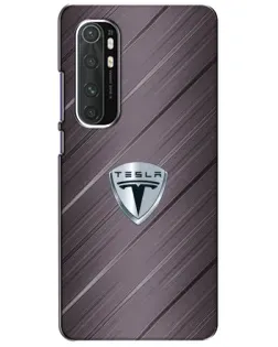 Чехол для Xiaomi Mi Note 10 Lite с картинкой «Металлическая текстура Tesla» Чехол для Xiaomi Mi Note 10 Lite с картинкой «Металлическая текстура Tesla»