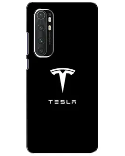 Чехол для Xiaomi Mi Note 10 Lite с картинкой «Tesla White Logo» Чехол для Xiaomi Mi Note 10 Lite с картинкой «Tesla White Logo»