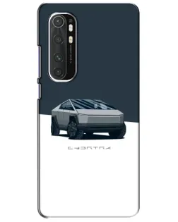Чехол для Xiaomi Mi Note 10 Lite с картинкой «Серебристый Cybertruck Tesla» Чехол для Xiaomi Mi Note 10 Lite с картинкой «Серебристый Cybertruck Tesla»